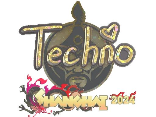 Sticker | Techno4K (Glitter) | Shanghai 2024
