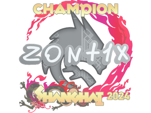 Sticker | zont1x (Champion) | Shanghai 2024