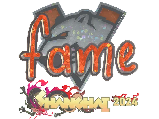 Sticker | fame (Glitter) | Shanghai 2024