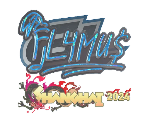 Sticker | FL4MUS (Glitter) | Shanghai 2024
