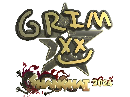 Sticker | Grim (Gold) | Shanghai 2024