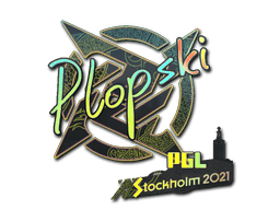 Sticker | Plopski (Holo) | Stockholm 2021