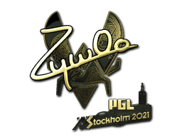Sticker | ZywOo (Gold) | Stockholm 2021