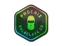 Sticker | Phoenix Balaclava Co. (Holo)
