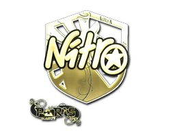 Sticker | nitr0 (Gold) | Paris 2023