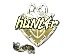 Sticker | huNter- (Gold) | Paris 2023