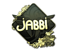 Sticker | jabbi (Gold) | Rio 2022