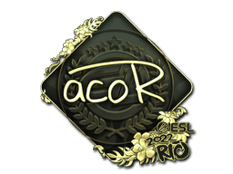 Sticker | acoR (Gold) | Rio 2022