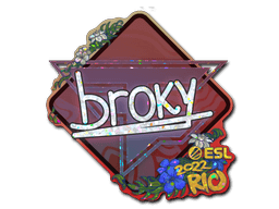 Sticker | broky (Glitter) | Rio 2022