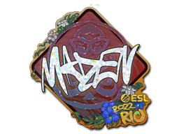 Sticker | maden (Glitter) | Rio 2022