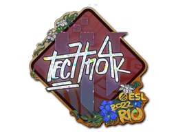 Sticker | Techno4K (Glitter) | Rio 2022