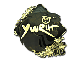 Sticker | yuurih (Gold) | Rio 2022