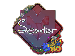 Sticker | dexter (Glitter) | Rio 2022