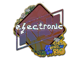 Sticker | electronic (Glitter) | Rio 2022