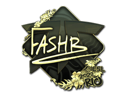 Sticker | FASHR (Gold) | Rio 2022