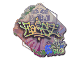 Sticker | FlameZ (Holo) | Rio 2022