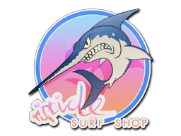 Sticker | Miami Stabbyfish