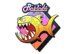 Sticker | Yellow Jaggyfish