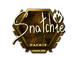 Sticker | snatchie (Gold) | London 2018