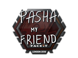 Sticker | pashaBiceps | London 2018