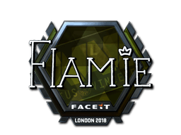 Sticker | flamie (Foil) | London 2018