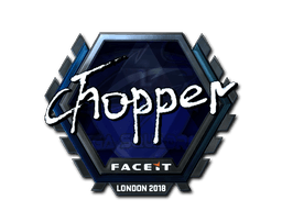 Sticker | chopper (Foil) | London 2018