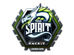 Sticker | Team Spirit (Foil) | London 2018
