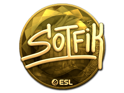 Sticker | S0tF1k (Gold) | Katowice 2019