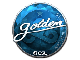 Sticker | Golden (Foil) | Katowice 2019