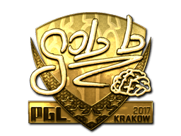 Sticker | gob b (Gold) | Krakow 2017