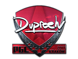 Sticker | dupreeh (Foil) | Krakow 2017