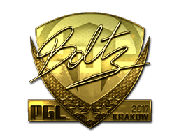 Sticker | boltz (Gold) | Krakow 2017