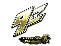 Sticker | 9z Team (Gold) | Antwerp 2022