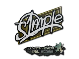 Sticker | s1mple | Antwerp 2022