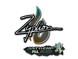 Sticker | Zyphon (Glitter) | Antwerp 2022