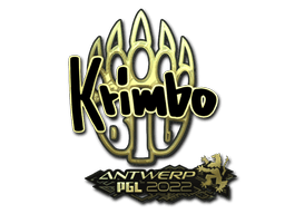 Sticker | Krimbo (Gold) | Antwerp 2022