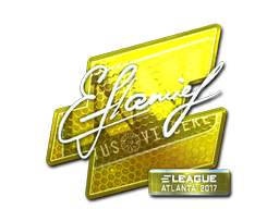 Sticker | flamie (Foil) | Atlanta 2017