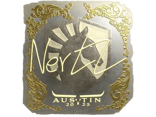 Sticker | NertZ (Gold) | Austin 2025