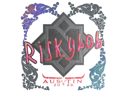 Sticker | riskyb0b (Holo) | Austin 2025