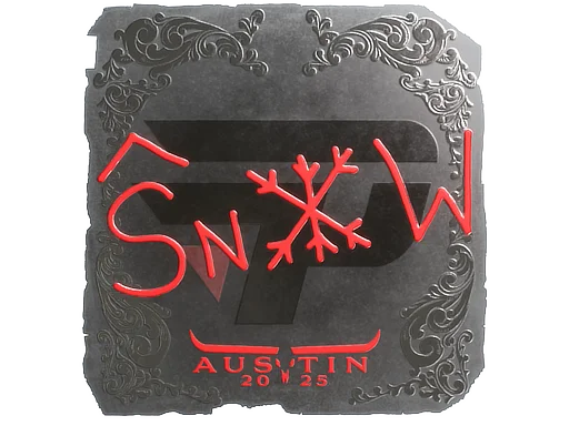 Sticker | snow (Foil) | Austin 2025