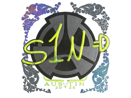 Sticker | s1n (Holo) | Austin 2025