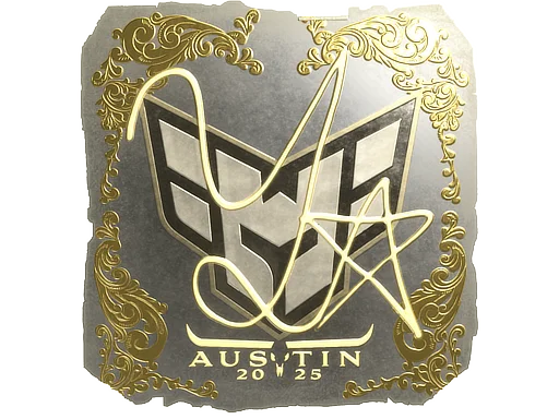 Sticker | yxngstxr (Gold) | Austin 2025