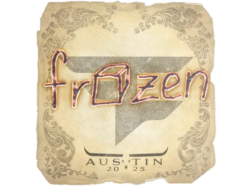 Sticker | frozen | Austin 2025