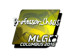 Sticker | Professor_Chaos (Foil) | MLG Columbus 2016
