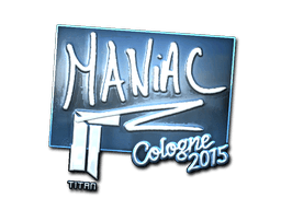Sticker | Maniac (Foil) | Cologne 2015