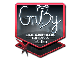 Sticker | GruBy (Foil) | Cluj-Napoca 2015