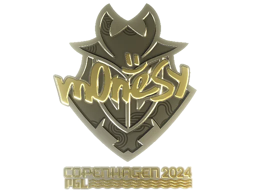 Sticker | m0NESY (Gold) | Copenhagen 2024