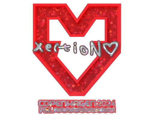 Sticker | xertioN (Glitter) | Copenhagen 2024