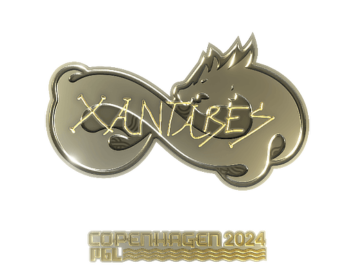 Sticker | XANTARES (Gold) | Copenhagen 2024