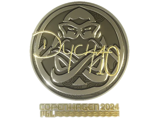 Sticker | Dycha (Gold) | Copenhagen 2024